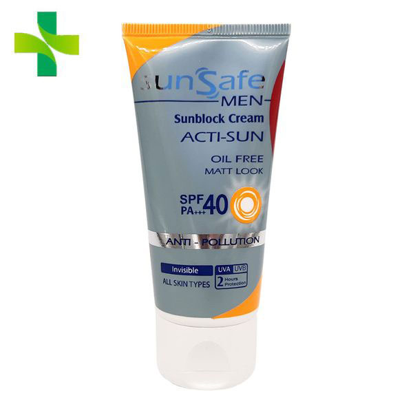 ضد آفتاب فاقد چربی آقایان SPF40 سان سیف