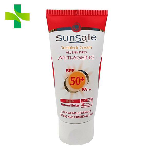 ضد آفتاب و ضد چروک SPF50 انواع پوست سان سیف