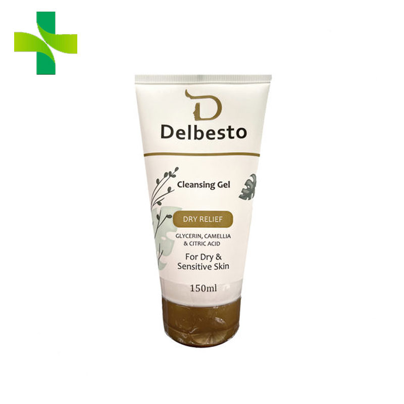 ژل شستشو صورت دلبستو مدل Dry & Sensitive Skin Cleansing Gel حجم 150 میل