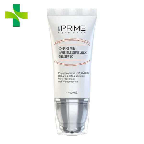 ضد آفتاب ژلی مدل C-Prime حاوی ویتامین C با SPF50 پرایم