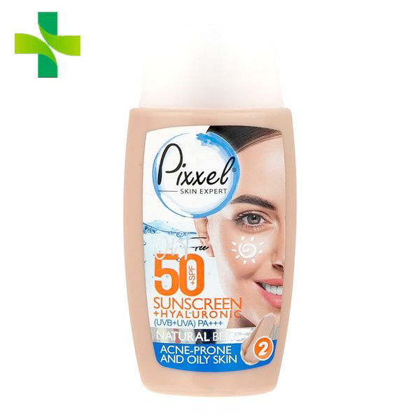 ضد آفتاب رنگی پوست چرب +SPF50 پیکسل