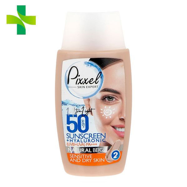 ضد آفتاب رنگی پوست خشک +SPF50 پیکسل